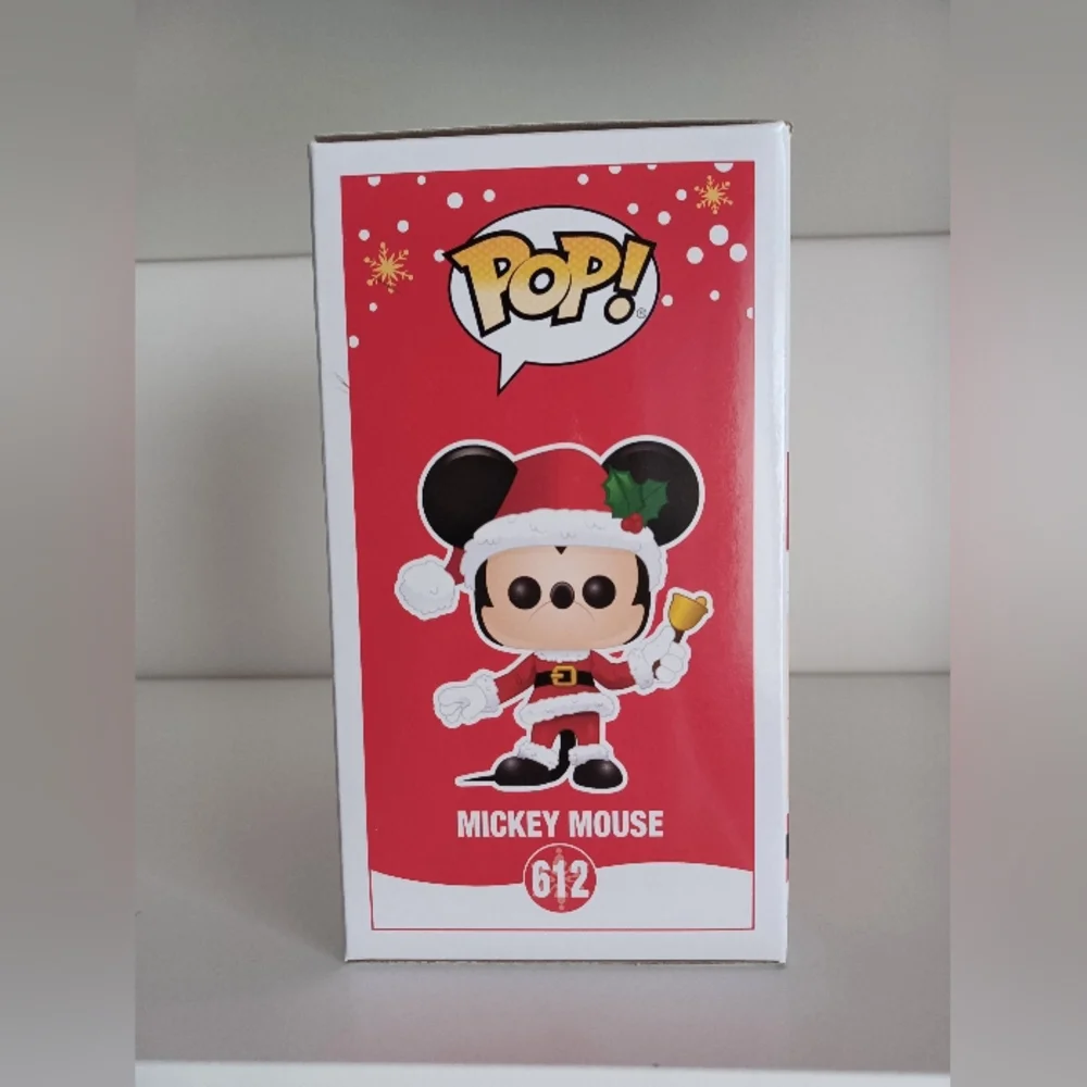 Mickey Mouse Santa Christmas Holiday 612 Vinyl Figure Funko Pop Collectible Toy